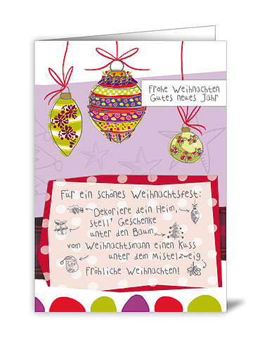 Klappkarten "Christmas"