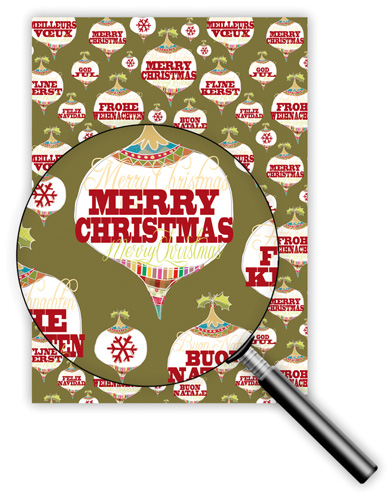 Geschenkpapier Weihnachten 50 x 70 cm