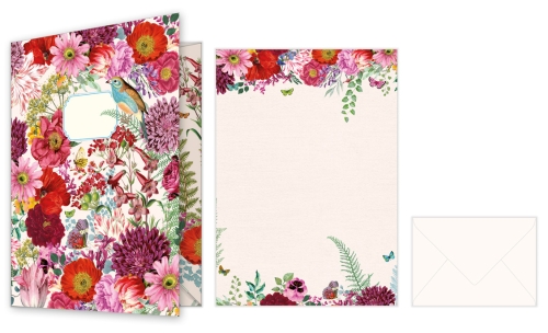 Briefpapier - Design: Blumenmeer