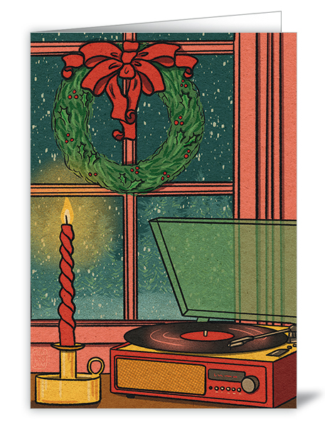 Solemn winter evening